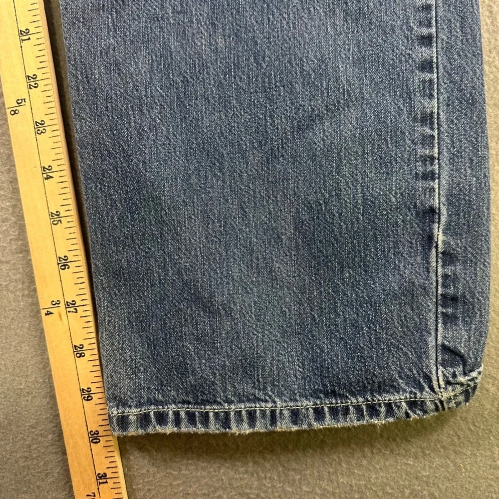 Polo Ralph Lauren Mens Loose Fit Jeans Blue Medium Wash Denim 100% Cotton 36x30